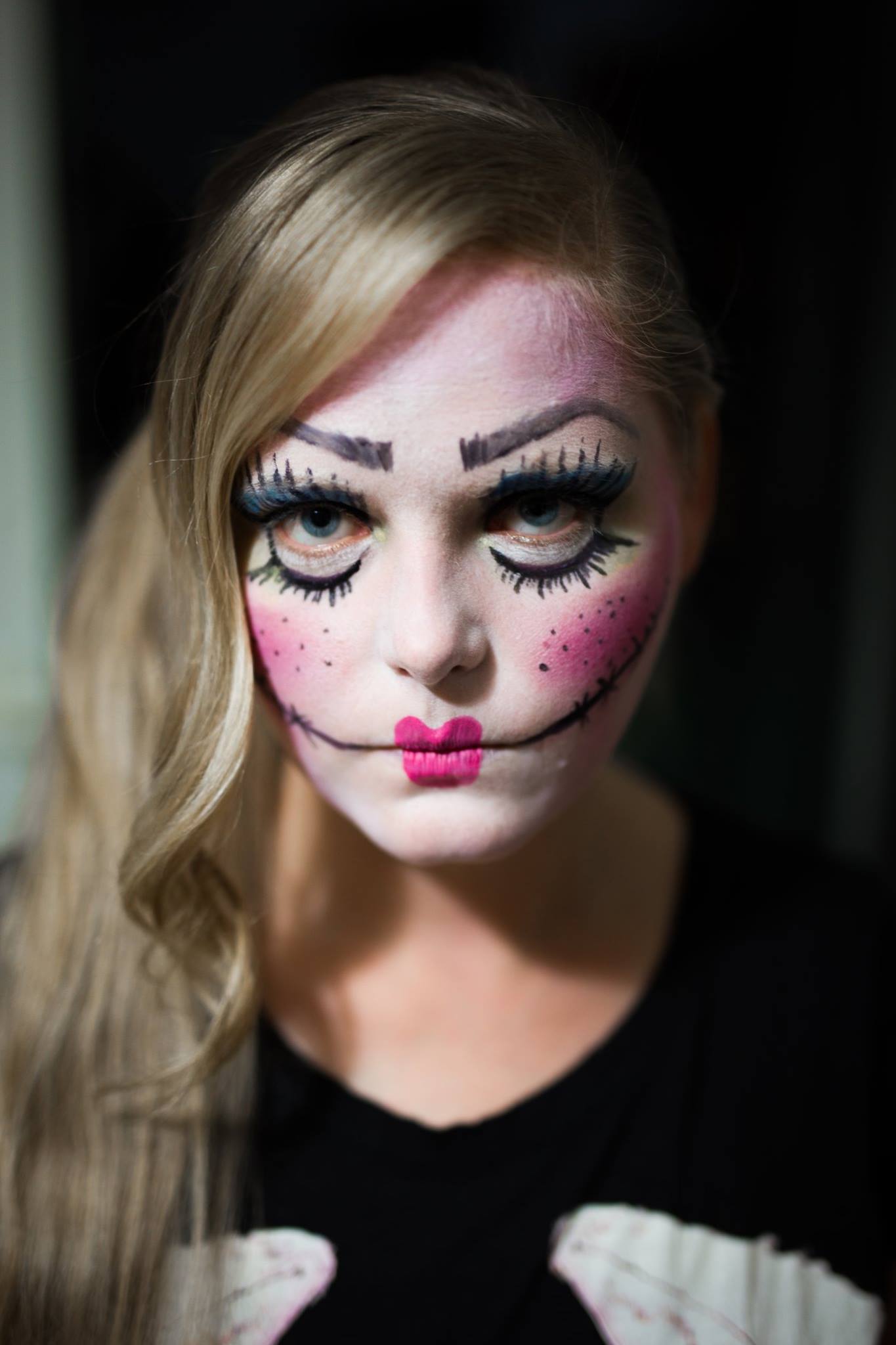 scary horror make up fasching make-up halloween kostüme Makeup ...