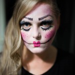 angst halloween doll makeup make up make-up